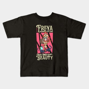 Viking love goddess Freya Kids T-Shirt